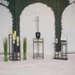 Urne eckig Pulver 01