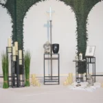 Urne eckig Pulver 05