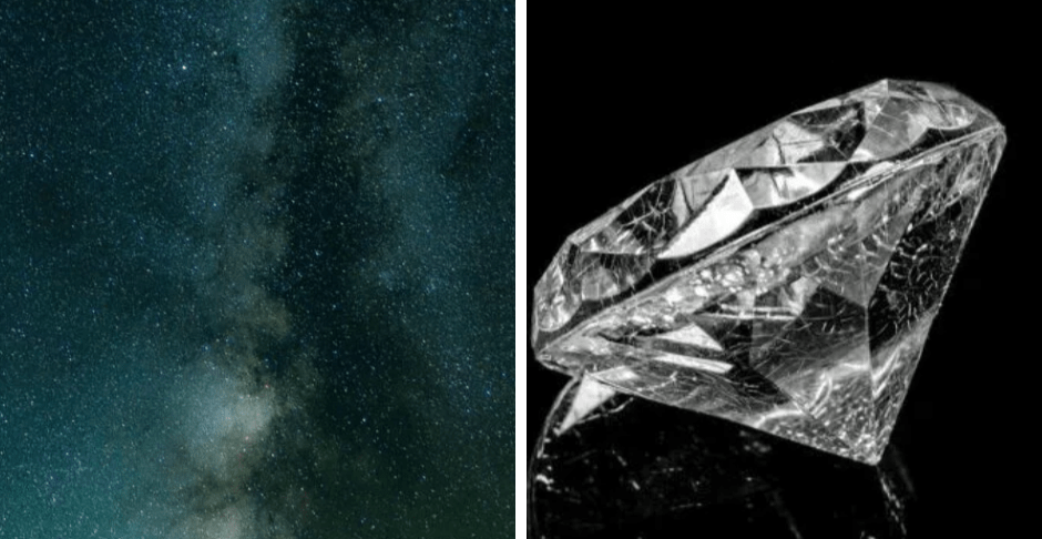 weltraum und diamant bestattung