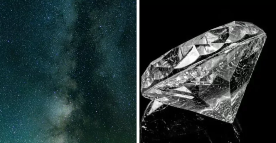 weltraum und diamant bestattung